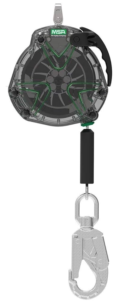 Min.　0430 MSA 63206-00A V-TEC Standard Self Retracting Lanyard